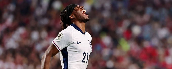 Five-star England deliver statement WCQ win in Serbia