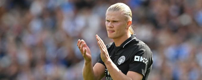 Guardiola disputes Slot claim, puts Haaland 'above' Isak