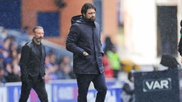 Russell Martin on brink as Rangers lose to Hearts at Ibrox