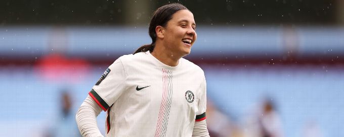 Kerr scores on return as Chelsea overcome Aston Villa