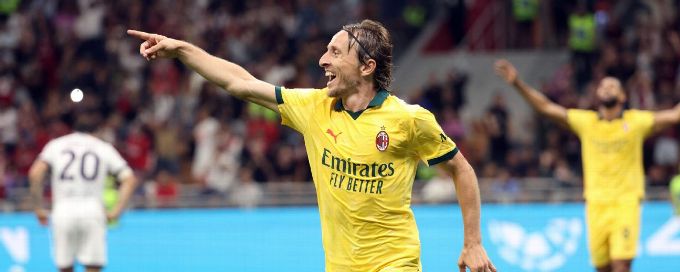 Modric scores first Milan goal in narrow win over Bologna