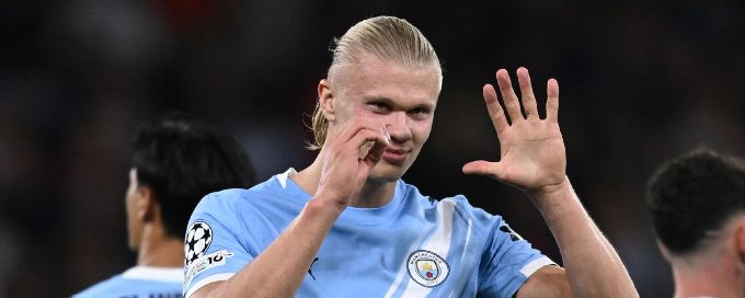 Haaland breaks record as fastest to 50 Champions League goals