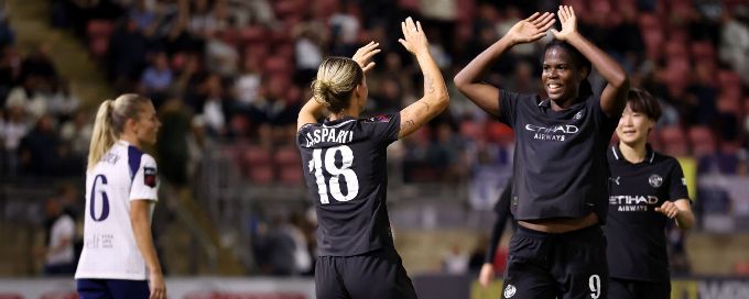 Man City thrash Tottenham, London City earn first WSL win
