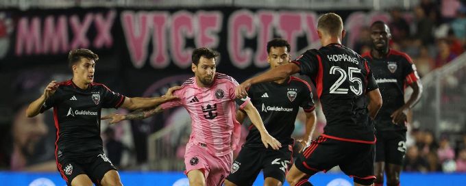 Lionel Messi scores two goals as Miami beat D.C. United