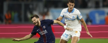 Marseille stun PSG, end champion's perfect Ligue 1 start