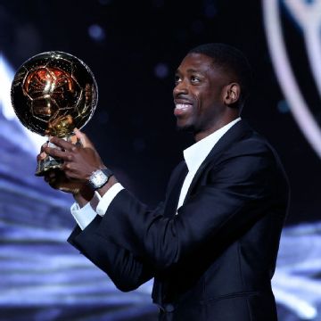 PSG's Ousmane Dembélé wins Ballon d'Or ahead of Lamine Yamal