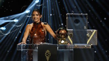 Barcelona, Spain star Aitana Bonmatí wins third straight Ballon d'Or