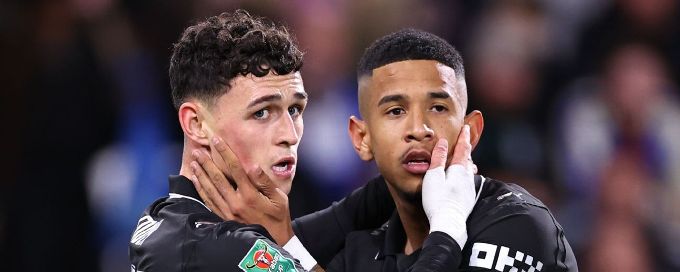 Foden, Savinho score as Man City ease past Huddersfield