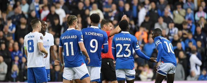 Genk edge past 10-man Rangers to pile pressure on boss Russell Martin