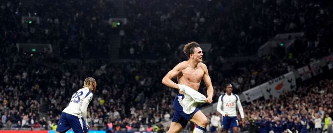 Late Palhinha equaliser spares Tottenham's blushes vs. Wolves
