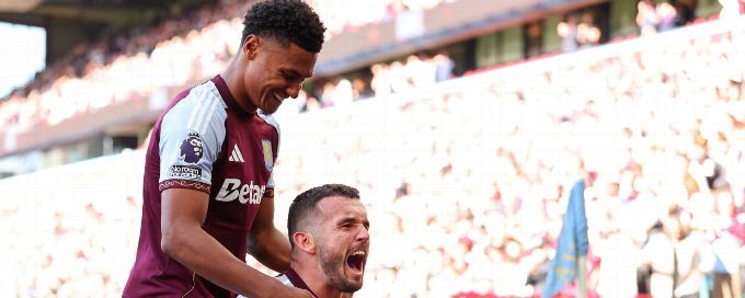 Aston Villa off the mark with convincing win over Fulham
