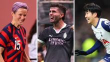 Celebrating the Olimpico, one of soccer's most audacious goals