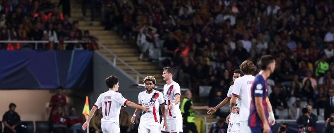 Paris Saint-Germain rally to beat Barcelona with late Ramos goal
