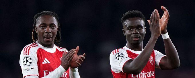 Arteta hails Arsenal depth after resting Rice, Eze, Saka in win