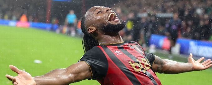 Semenyo, Kluivert seal Bournemouth comeback win over Fulham