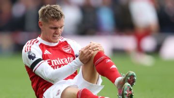 Arsenal captain Martin Ødegaard out for several weeks - Arteta