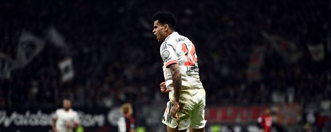 Luis Díaz scores in 15 seconds as Bayern overcome Frankfurt