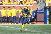 Michigan RB Justice Haynes (foot) ruled out vs. Purdue