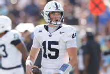 Penn State's Drew Allar fully healthy, will throw at combine