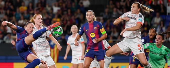 Beaten in the final last season, Barça begin UWCL with a bang