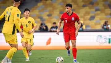 Ikhsan Fandi welcomes 'main man' responsibility in Singapore's AFC Asian Cup quest