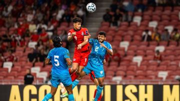 Singapore implode against ten-man India to spurn golden opportunity in AFC Asian Cup quest
