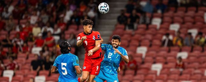 Singapore implode against ten-man India to spurn golden opportunity in AFC Asian Cup quest