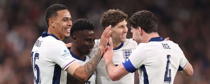 Saka scores stunner as England ease to win over Wales