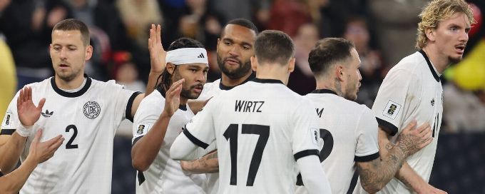 Germany get qualifying campaign back on track with 4-0 win