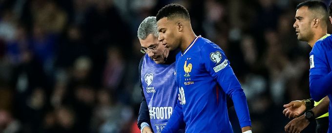 Kylian Mbappé to return to Real Madrid with ankle injury