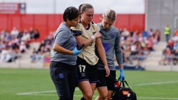 Barcelona's Ewa Pajor avoids ACL tear, faces six weeks out