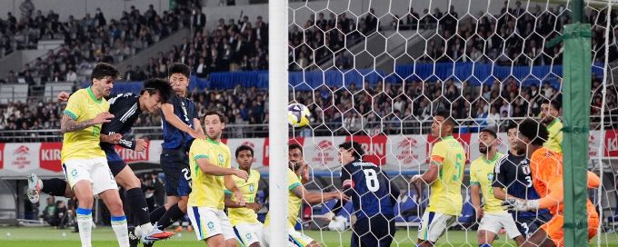 Brazil stunned by Japan's second-half fightback in friendly