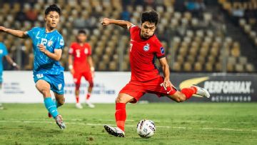 Singapore turn tables on India as Song Ui-Young double secures crucial Asian Cup qualifying win