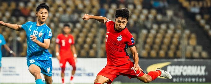 Singapore turn tables on India as Song Ui-Young double secures crucial Asian Cup qualifying win