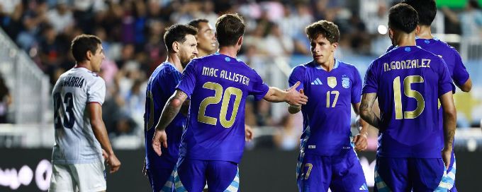 Lionel Messi sets up two as Argentina thrash Puerto Rico