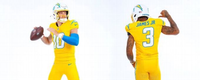 NFL Week 7 uniforms: Chargers debut 'Charger Power' alternate look
