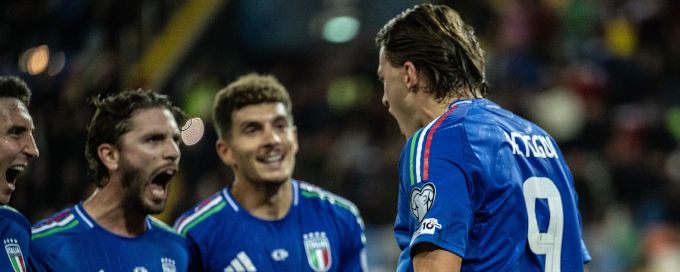 Italy shrug off stress, close in on first World Cup since 2014