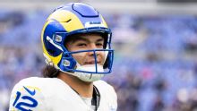 Rams' Puka Nacua doesn't practice Wednesday due to ankle sprain