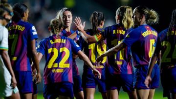 Women's Champions League: Barcelona thrash Roma to stay perfect
