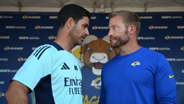 Arsenal's Arteta taking lessons from Rams coach McVay