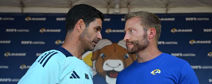 Arsenal's Arteta taking lessons from Rams coach McVay