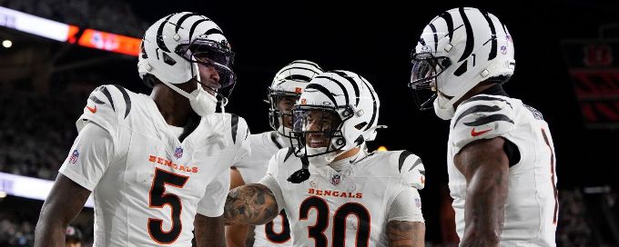 Bengals' tandem of Ja'Marr Chase, Tee Higgins rewarding paydays