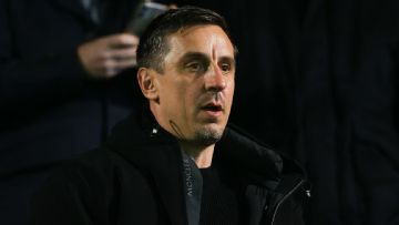 Salford match halted by protest against co-owner Gary Neville