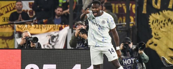 Bonny sends Inter Milan top with win over Roma