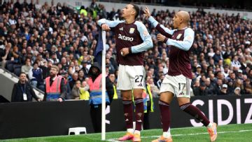 Tottenham 1-2 Aston Villa: Rogers, Buendía wreck Frank's 'fortress' hopes