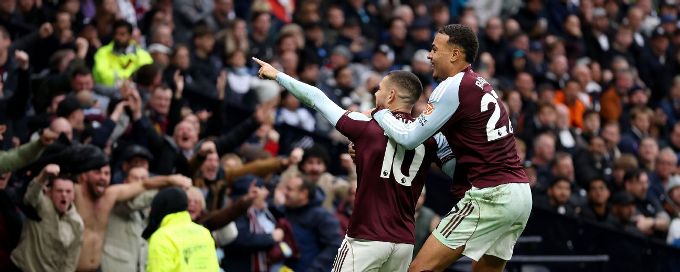 Buendía strike sees Villa come from behind to beat Tottenham