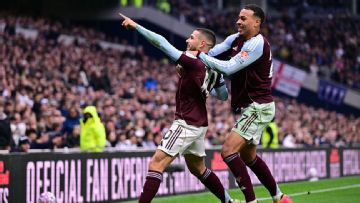 Tottenham 1-2 Aston Villa: Rogers, Buendía wreck Frank's 'fortress' hopes