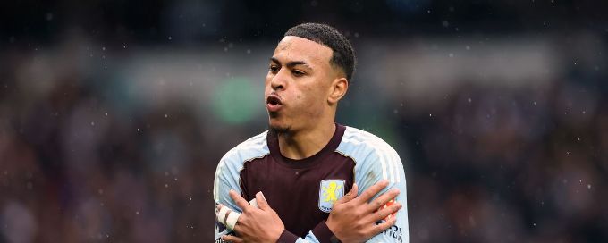 Villa's Emery praises hard-working Rogers after stellar display