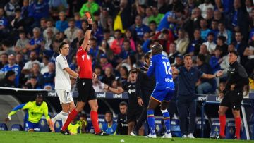 Real Madrid beat Getafe after substitute sees red under a minute