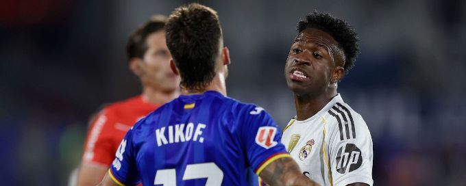 Real Madrid, Getafe coaches at odds over provocative Vinícius